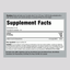 Label showing Supplement Facts for Liquid Vitamin D3 with 5000 IU.