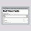 Nutrition Facts panel detailing ingredients and nutritional information for China Oolong Tea.