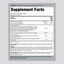 Image of the Supplement Facts panel for Brain Up 120 Softgels, detailing nutritional information and ingredient list.