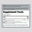 Supplement Facts panel for NV Calm Orange 16 oz (453 g).
