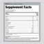 Supplement Facts panel for Organic Extra Virgin Coconut Oil 16 fl oz (473 mL) bottle.