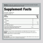 Supplement Facts panel for Amazing Herbs Black Seed Oil 8 oz bottle providing nutritional information.