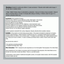 Supplement Facts label for TRP Asthma Therapy, 70 tablets.