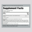 Supplement Facts for Vitex Chasteberry Tree capsules, 820 mg, 100 count bottle.