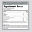 Supplement Facts panel for Kids Immune C+Zinc+D gummy, detailing nutritional content and ingredient information.