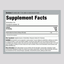 Marshmallow Root Liquid Extract Supplement Facts panel, alcohol-free formulation details.