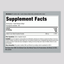 Supplement Facts for Vitamin E-400 IU Softgel, 100 count.