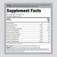 Supplement Facts for CL Horbaach Electrolytes Hydration Powder, 16 oz package.