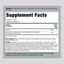 Supplement Facts for Caffeine 200 mg with Green Tea, 100 Tablets.
