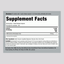 Supplement Facts panel displaying details for GABA 750 mg Capsules, containing 100 servings per container.