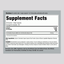 Supplement Facts panel showing details for PIP DMG B-15, 150 mg, 180 capsules.