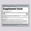 Ultimate Saffron Extract 60 Caps supplement facts panel.