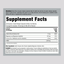 Image of the Supplement Facts panel for ZMA 120 Capsules, detailing nutritional information and serving size.