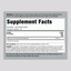 Supplement Facts label for DMAE with 250 mg per capsule, totaling 100 capsules.
