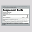 Supplement Facts for Methylcobalamin 1000 mcg Lozenges, 120 count.