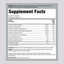Supplement Facts panel detailing ingredients and nutritional content for Jarrow Bone-UP, 120 Capsules.
