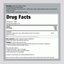 Supplement Facts panel displays information for Geri-Care Guaifenesin 400mg, 100 tablets.