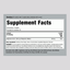 Supplement Facts label for Magnesium Malate showing 180 coated caplets.