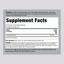 Supplement Facts for Creatine Monohydrate 5g, 150 Capsules.