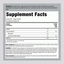 Supplement Facts for NT Melatonin 1 mg, 60 Gummies.