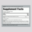 Supplement Facts for Magnolia Bark Capsules with 800 mg dosage and 120 count.