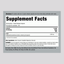 Supplement Facts panel detailing MSM 1000 mg with 150 capsules per bottle.