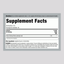 Supplement Facts for Korean Ginseng Liquid extract, 2 fl oz bottle.