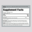 Supplement Facts panel for Garlic High Allicin-Odor Free 100 Tablets, detailing ingredients and nutritional information.