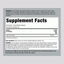 Supplement Facts for Apple Cider Vinegar 1800 mg Capsules, bottle contains 200 capsules.