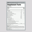 Supplement Facts for UltraJoint 454 g showing nutritional information and ingredients.