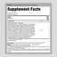 Supplement Facts panel for PB8 Immune Probiotic, 60 Capsules.