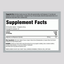 This image shows the Supplement Facts panel for MaxCalm Magnesium Glycinate 5oz Powder.