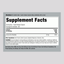 Supplement Facts label for Zinc Picolinate 50 mg, 180 capsules.
