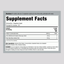 Supplement Facts for Vitamin C 500 mg with Rose Hips, 100 Tablets bottle.