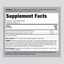 Supplement Facts panel showing details for Wormwood Black Walnut 400 mg with 120 capsules.