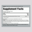 Supplement Facts panel for Red Clover 1200 mg with 200 capsules.