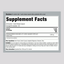 Supplement Facts panel for Carlyle Chickweed 1000 mg, 120 Capsules, detailing ingredients and nutritional information.