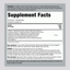 Supplement Facts panel for Children's Probiotic with 14 Strains, 3 Billion CFU, 60 capsules.