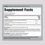 Supplement Facts panel for Turmeric Curcuwin containing 60 vegetarian capsules.
