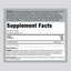 Supplement Facts for German Creatine 500gm 1.1 lb displayed.