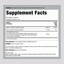 Nutrition facts for Amer Health Ester C 500 mg Bioflav Capsules displayed.