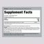 Supplement Facts panel showing details for Stinging Nettles 2000 mg Capsules, 180 count.