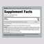 Chamomile 1100 mg supplement facts panel for 200 capsules.