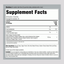 Supplement Facts panel detailing ingredients for Multi-Collagen 60 Gummy.