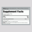 Supplement Facts panel for Nature's Answer Lavender Flower Liquid Extract 1 OZ.