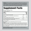 Image of the Supplement Facts panel for Oxygen Colon Cleanser 100 Capsules, detailing serving size, ingredients, and nutritional information.
