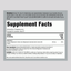 Supplement Facts panel for NV Calm Original, Unflavored, 8 oz (226 g).