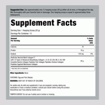Supplement Facts panel showing details for NCL Beauty Multi Collagen Powder 9oz (255g) product.