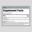Image of the Supplement Facts panel for Cat's Claw Liquid Extract, 2 fluid ounces, detailing nutritional information and ingredients.