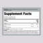 Supplement Facts panel for Sodium Ascorbate Buffered Vitamin C Powder, 16 oz.